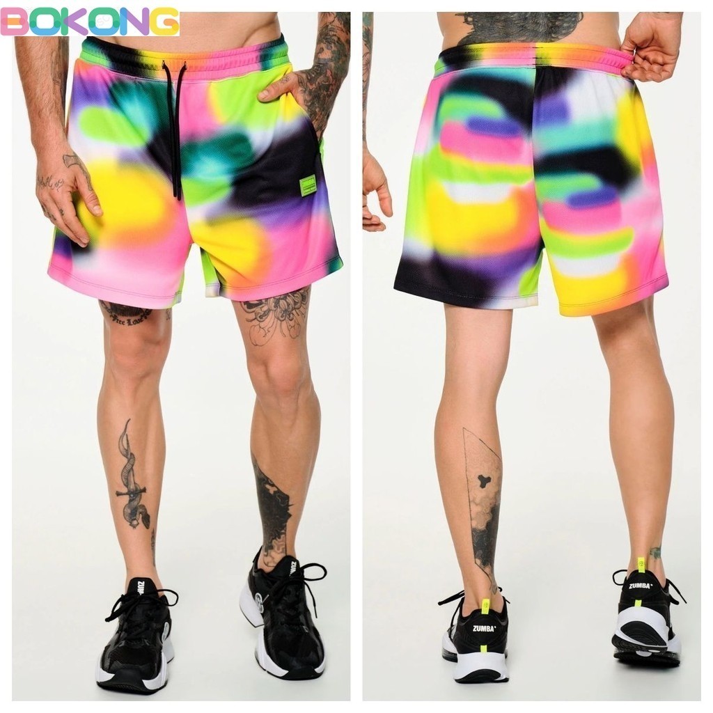 Zumba สั้นสั้น ZW Zumba Zumba ฟิตเนสสวมใส่กางเกงกีฬา Casual ผู้ชายผู้หญิงกางเกงบาสเก็ตบอลกางเกงขาสั้