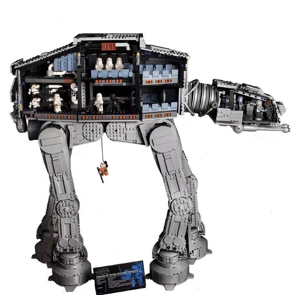 เข้ากันได้กับ Lego 75313 AT-AT A Walker Star Wars UCS Building Blocks ประกอบ Boy Military Series#兼容乐