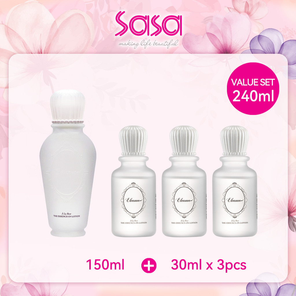 Eleanor A La Rose The Essence-In-Lotion Value Set (150ml + 30ml x 3pcs)