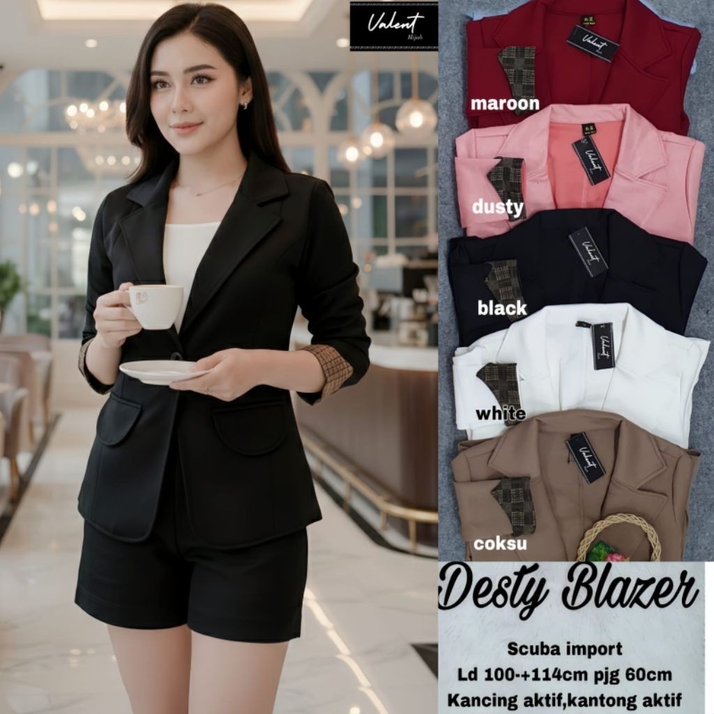 Desty Blazer Women Valent alya store