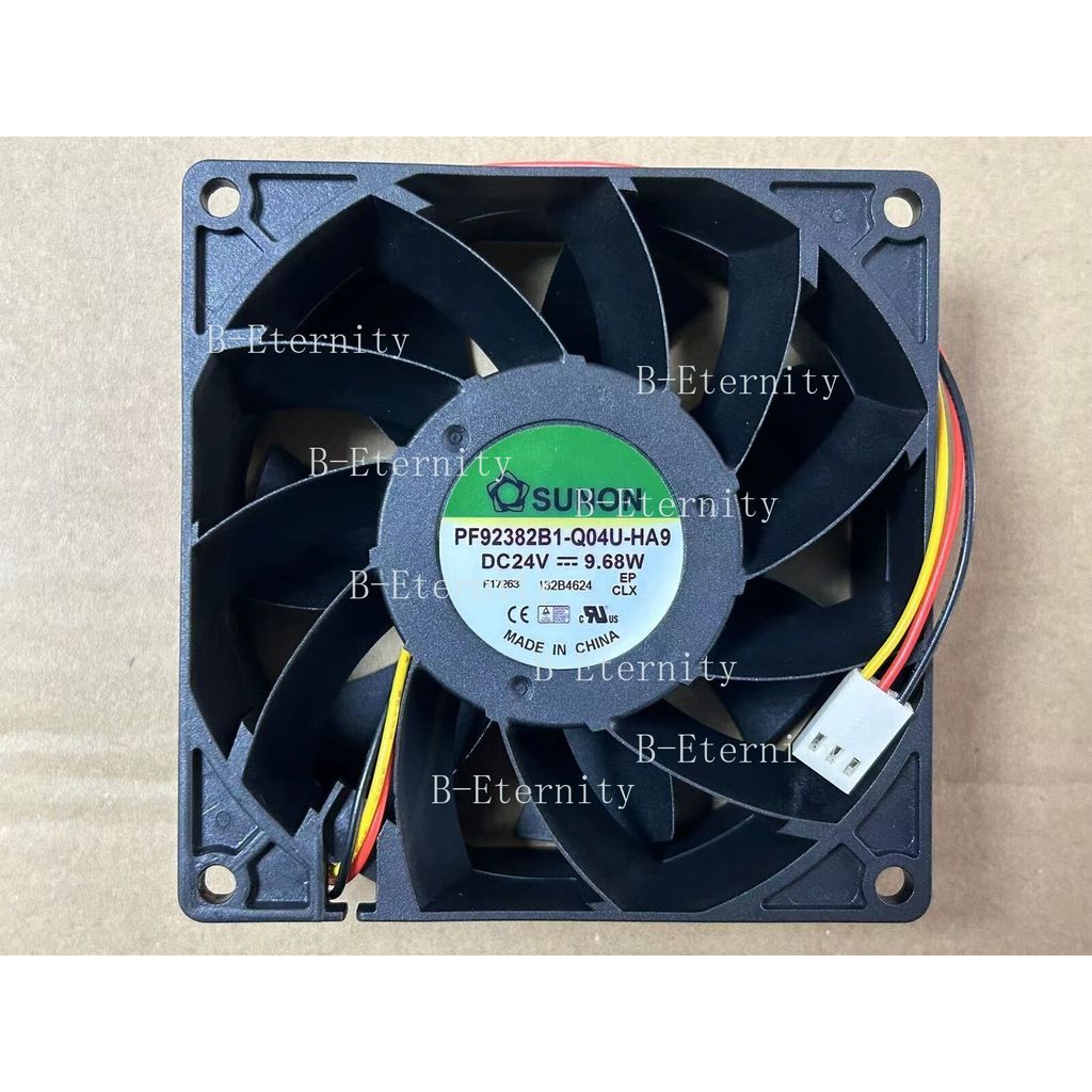 PF923382B1-Q04U-HA9 SUNON 24V 9.68W 9038 พัดลมอินเวอร์เตอร์ 3 สาย