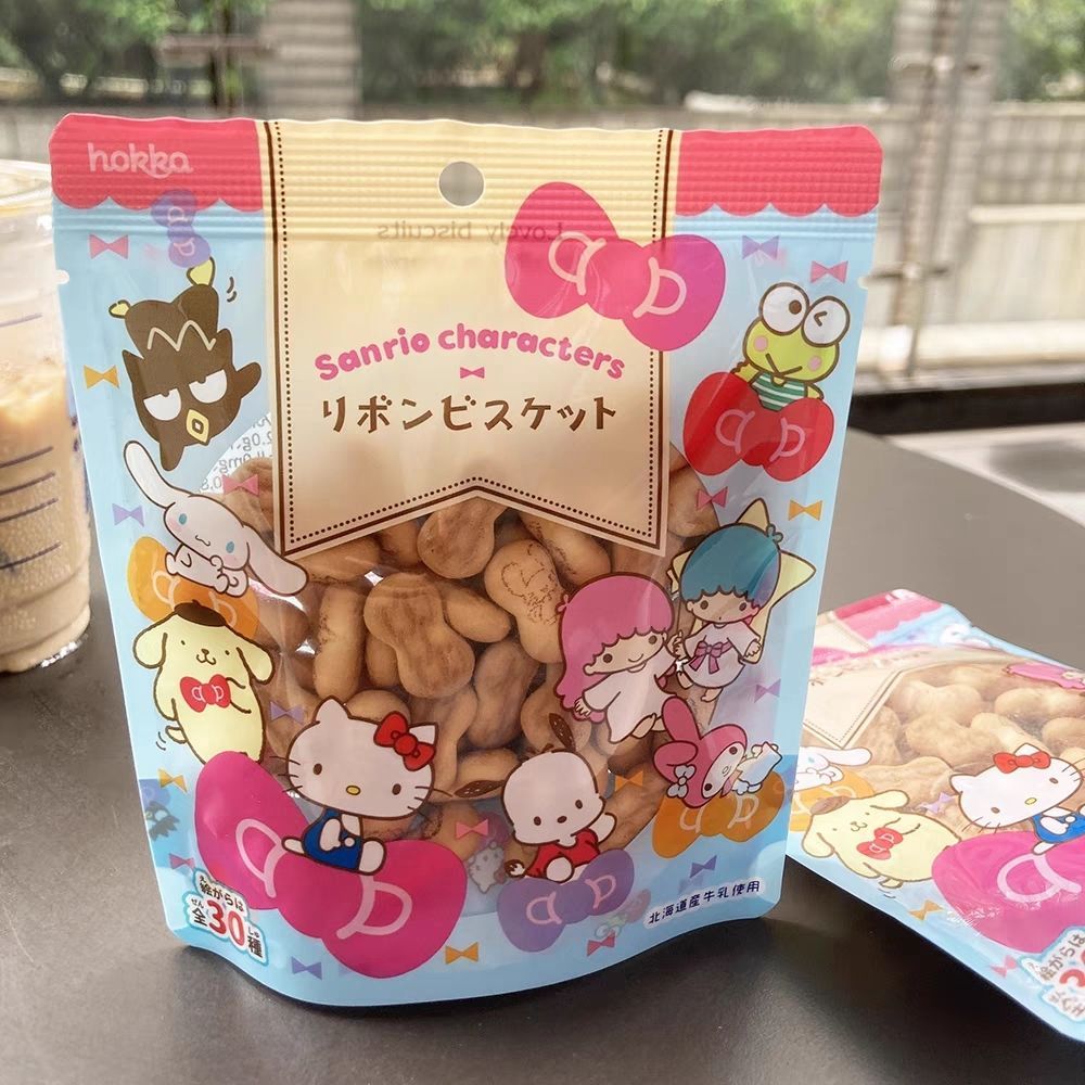 ญี่ปุ่นนําเข้า hokka Hokuriku Seika HelloKitty HelloKitty Milk Biscuits 42g Childrens Molar Stick น่