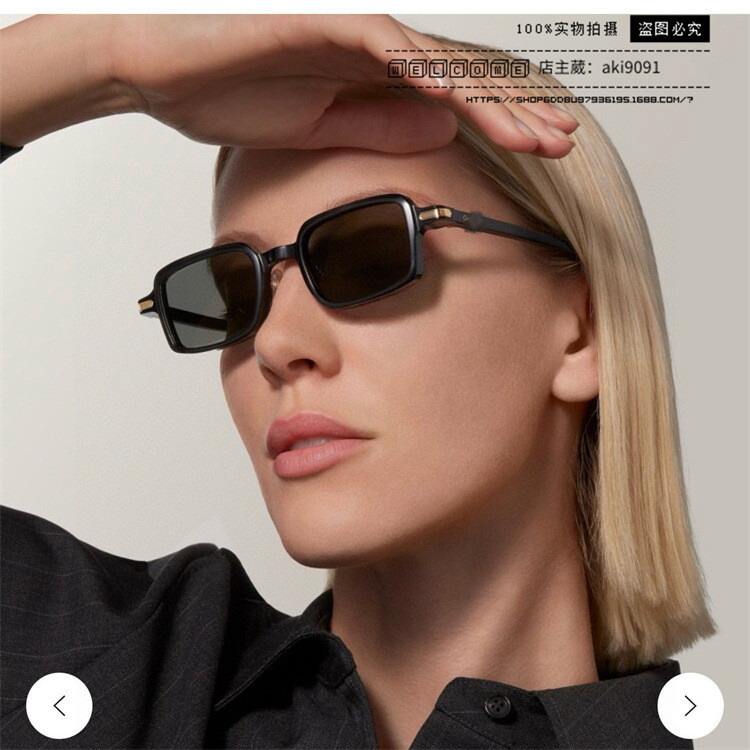 YIUF Cartie*r New small square frame sunglasses for men, trendy men's acetate sunglasses CT0539