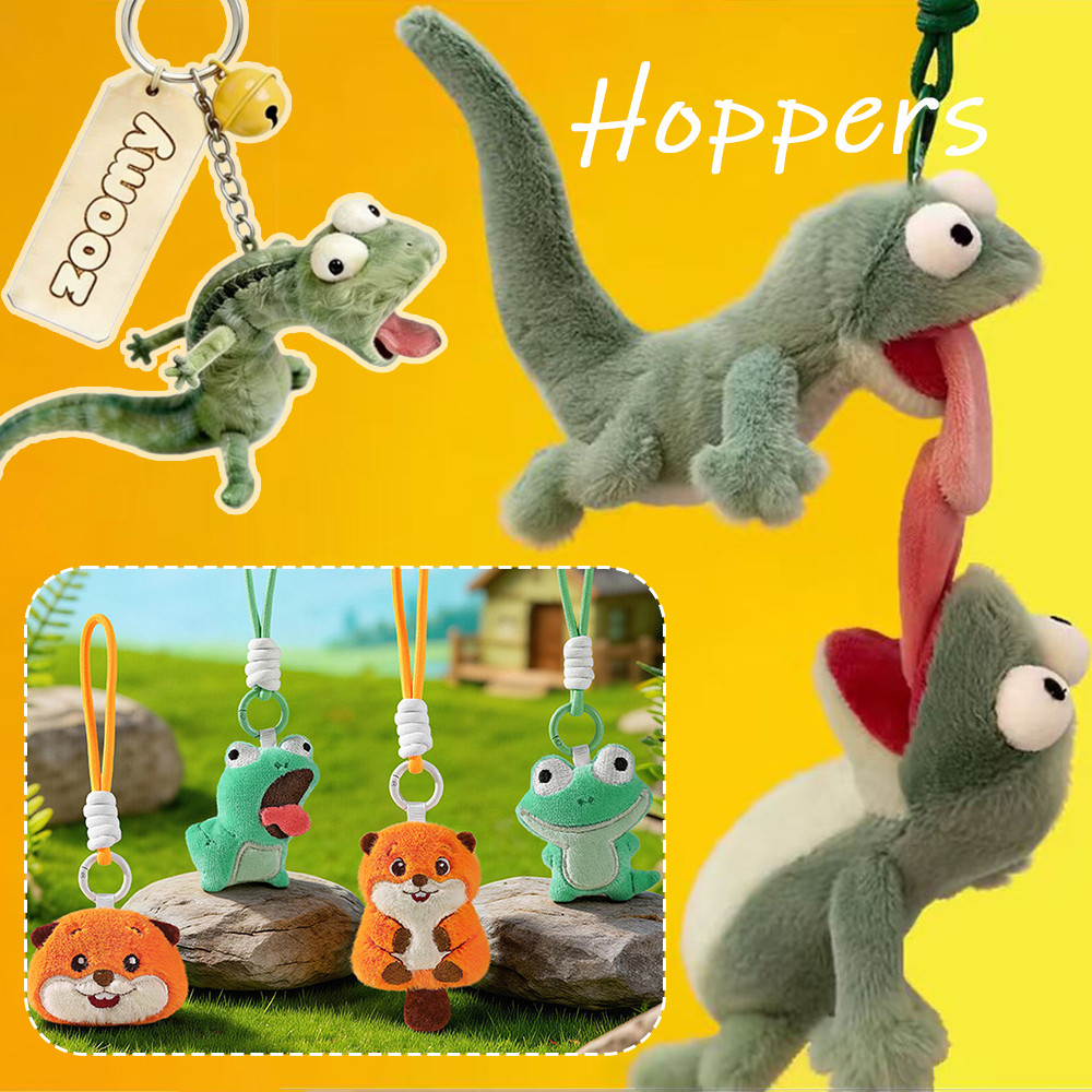 น่ารัก Hoppers Tom Lizard มีเสียงตุ๊กตาตุ๊กตา Mabel การ์ตูนพวงกุญแจจี้ Deoccr – โปรปัง