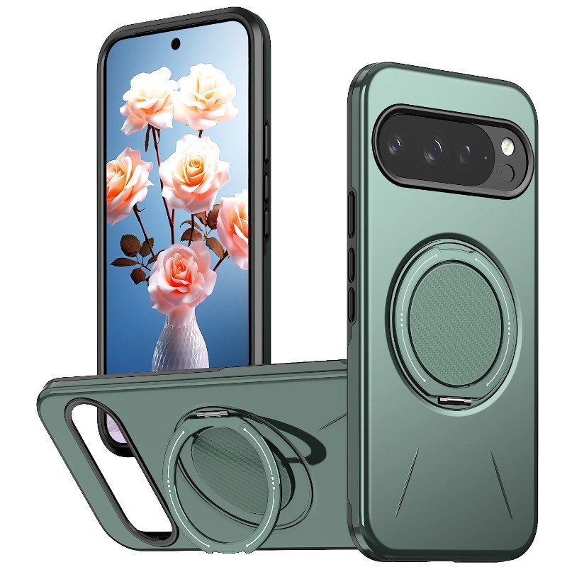 เคสสําหรับ Google PIXEL 10 A 10Pro 9 Pro XL 10 Pro 360° ฝาครอบขาตั้งกันกระแทกแม่เหล็กสําหรับ Pixel 1
