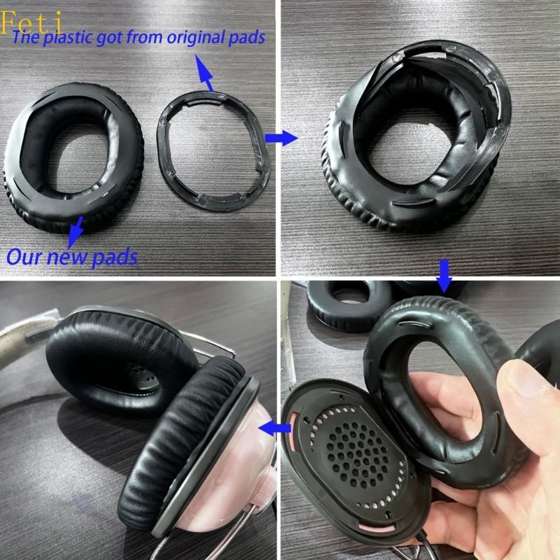Feti Professional Ear Pads แผ่นรองหูฟังที่เหนือกว่าสําหรับหูฟัง RP-HTX7 HTX7A