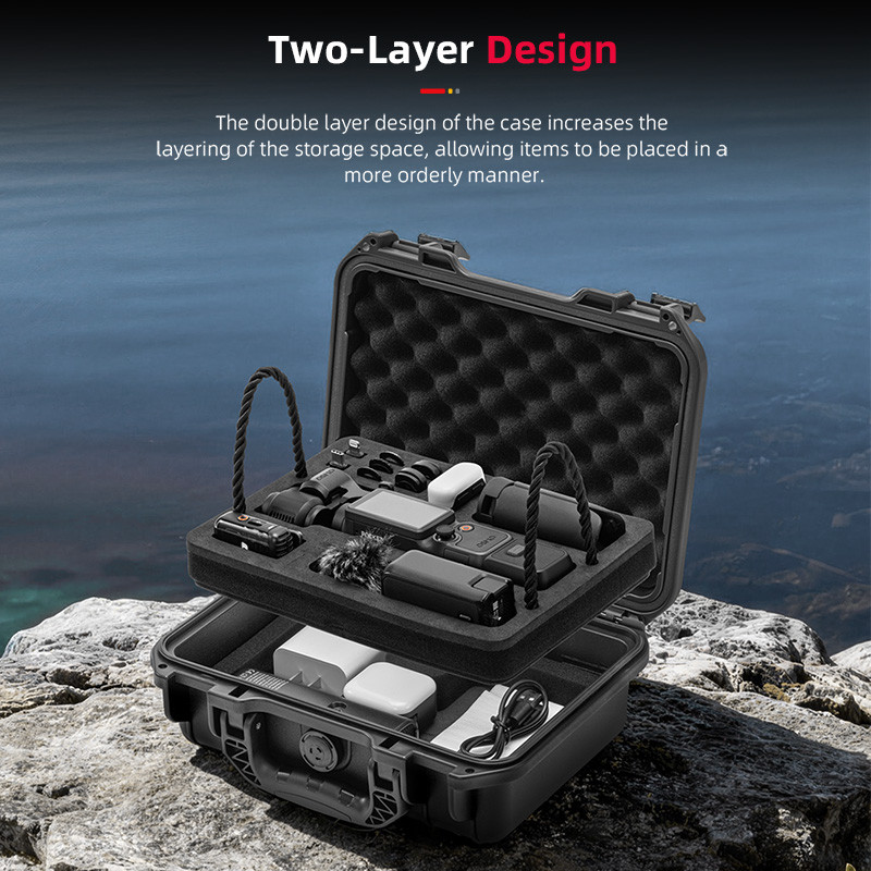 สําหรับ ดีเจ ออสโม DJI POCKET4 ชุดรอบด้านกล่องป้องกันการระเบิดเปิดแม่พิมพ์ที่แม่นยําทนต่อการสึกหรอทนต่อแรงกดป้องกันการชนกันและกระเป๋าหล่น 4 จําเป็นสําหรับกลางแจ้ง ตร ราคา ถูกที่สุด ดีลบีเคเค แกลเลอรีภาพที่ 7