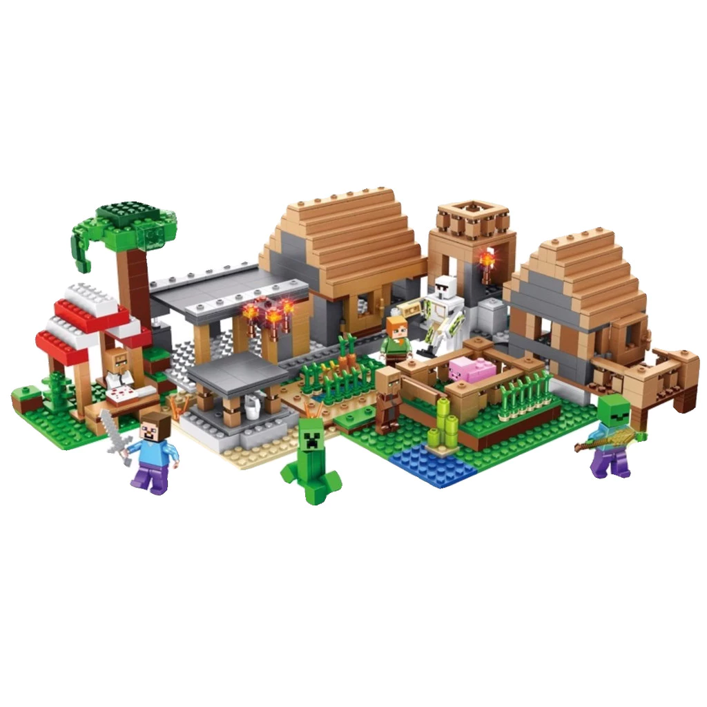 เลโก้ Minecraft 2025 ชุดตัวต่อหมู่บ้านขนาดใหญ่ ของเล่นเสริมพัฒนาการ thumbnail 7