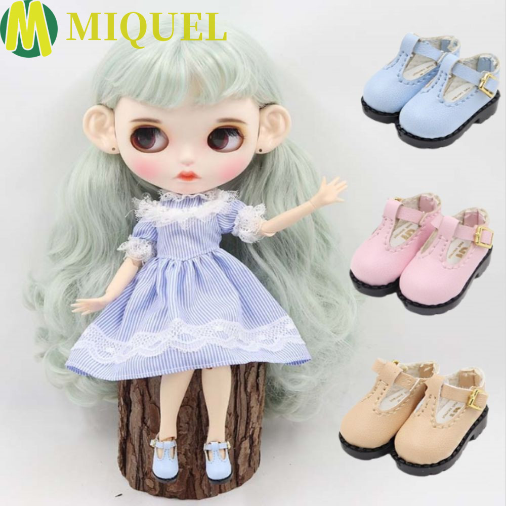 MIQUELZA สําหรับ Blyth ตุ๊กตารองเท้า, ห้าสี Dress Up OB22 OB24 รองเท้า, ของเล่นเด็กน่ารักชุดรองเท้าแ