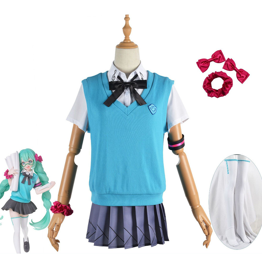 ปลอมตัวเสื้อผ้าหญิง Luminasta 16th Anniversary VOCALOID Hatsune Miku ชุดคอสเพลย์ 9ZR5