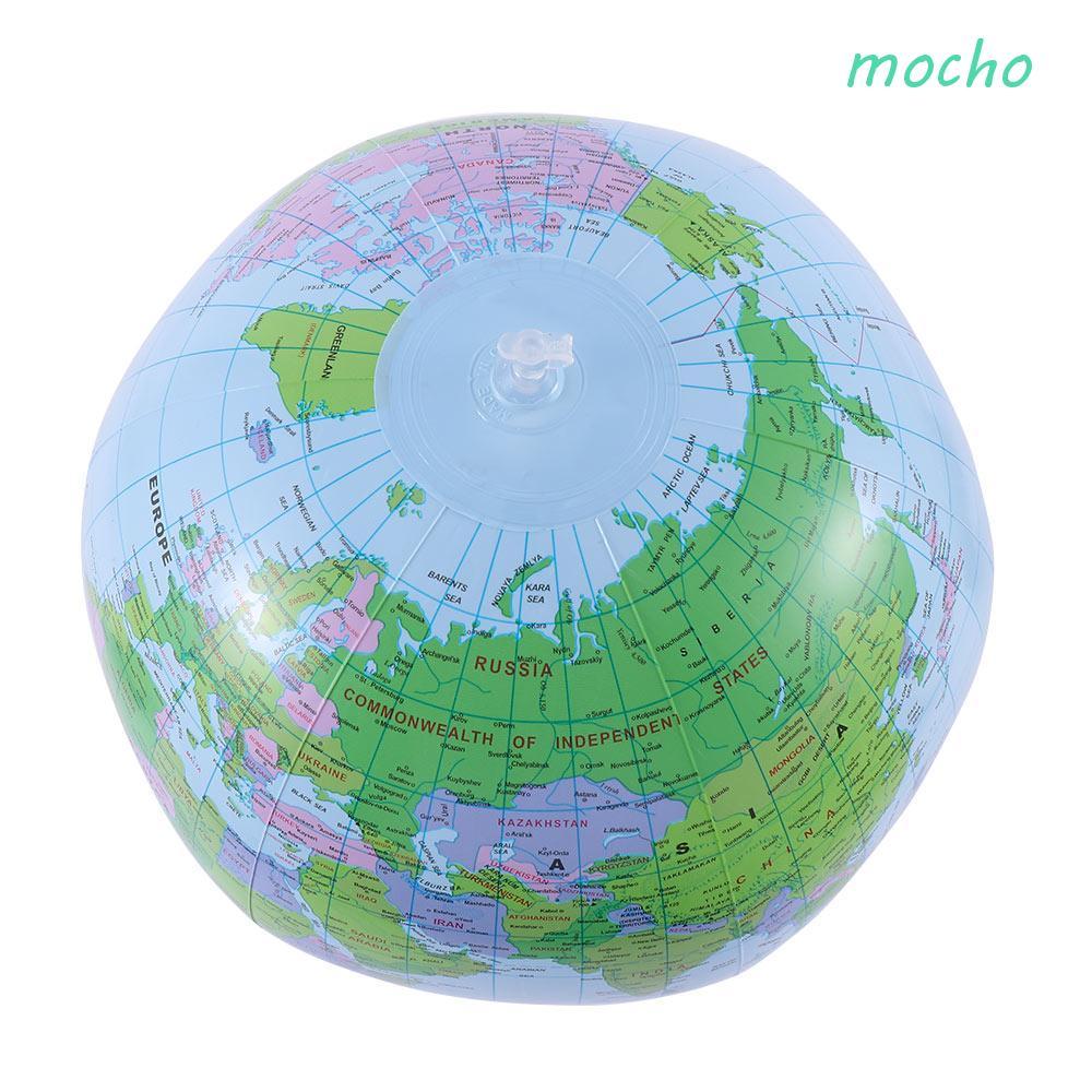 MOCHO Globe Earth Balloon Ball ของขวัญ 16 นิ้ว English Beach Ball Giant 40 ซม.แผนที่โลก