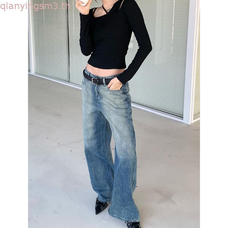 Riley.apparels - Virgin Jeans กางเกงยีนส์ 2ความยาว ทรงกระบอกกลางปลายขาม้า 7012