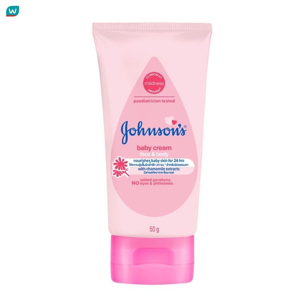 Johnson จอห์นสัน เบบี้ ครีม เฟซ แอนด์ บอดี้ 50 กรัม