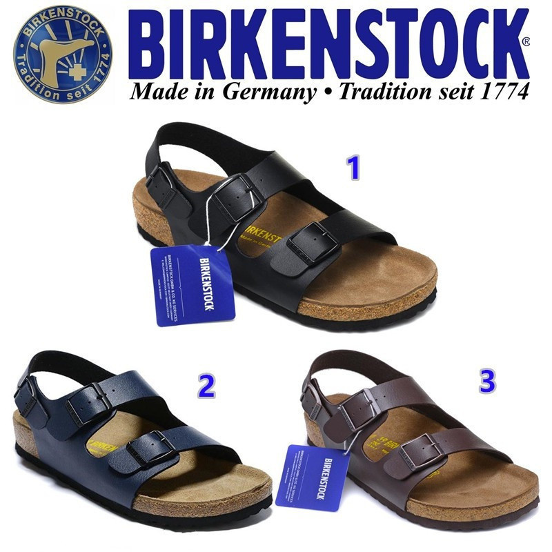 Birkenstock Classic Milan Sandals รองเท้าลำลองคุณภาพสำหรับผู้ใหญ่