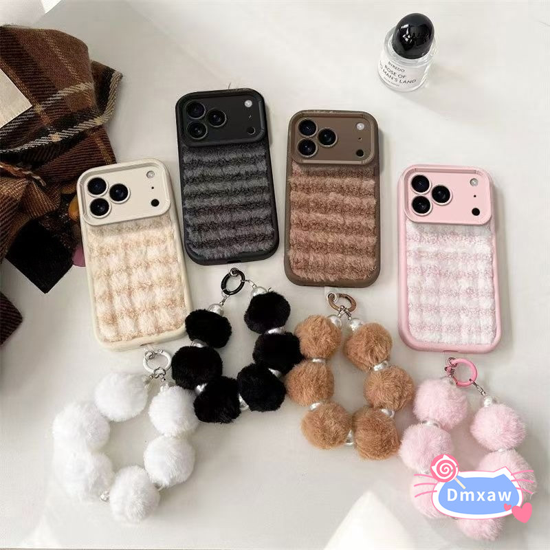 น่ารักฤดูหนาว Plush สําหรับ Realme 14X 13 12 12X 10S 9 Pro SE 9i 8 8S 7 Q5 Q5X Q5i Q3 Q3S Q3T Q3i 5G