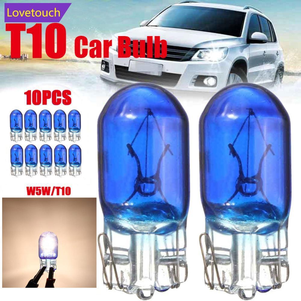 LOVETOUCH 10 ชิ้นรถ T10 W5W 194 5 วัตต์ 8000 พัน XENON หลอดไฟฮาโลเจน H8N3