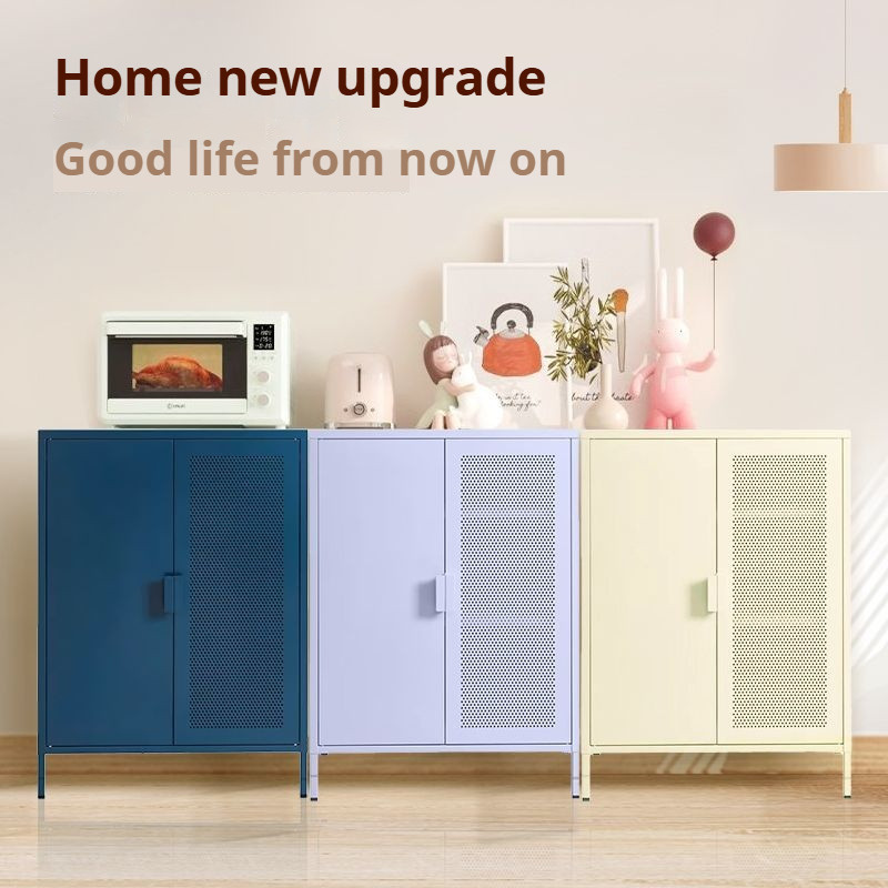 Iron Dining Cabinet Kitchen Shoe Cabinet Storage Cabinet Household Cabinet Dining Cabinet IronShoe C