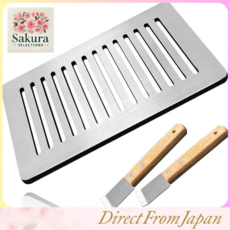 (Someie) Stainless Steel Plate, Rust-Resistant, Aburiya Yakiniku Plate, 6mm Thick, Robatayaki Grill 