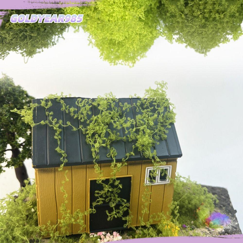 GOLDYEAR985 10g เถาอ้อยประดิษฐ์,สีเขียว Micro ภูมิทัศน์จําลอง Creepers Ivy, Creative ทรายตารางรถไฟทิ