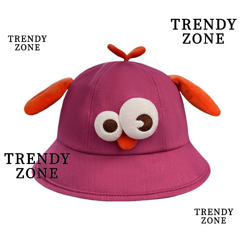 หมวกบังแดด YZONE ออกแบบการ์ตูนตลกสไตล์ชาวประมง สำหรับผู้หญิง น่ารักและพกพาสะดวก