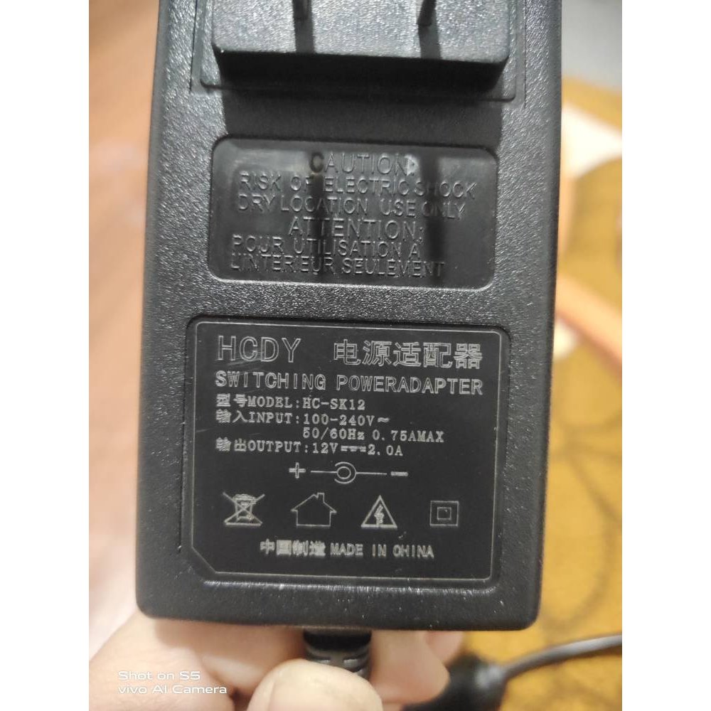 เหมาะสําหรับ HCDY Square Dance Audio 12V 2.0A Power Adapter รุ่น HC-SK12 จัดส่งฟรี