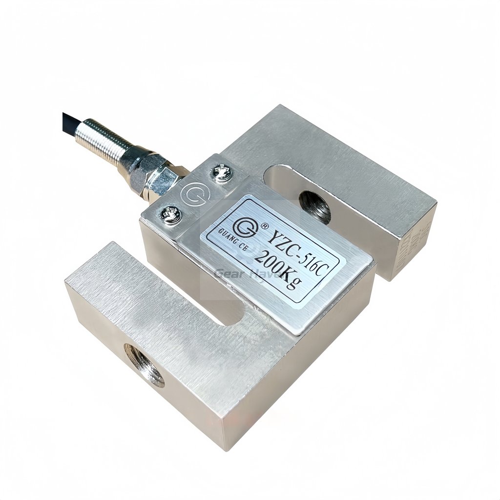 Yzc-516c โหลดเซลล์เซ็นเซอร์ความดันแรงดึงรูปตัว S โหลดเซลล์ 100/200KG/YZC-516