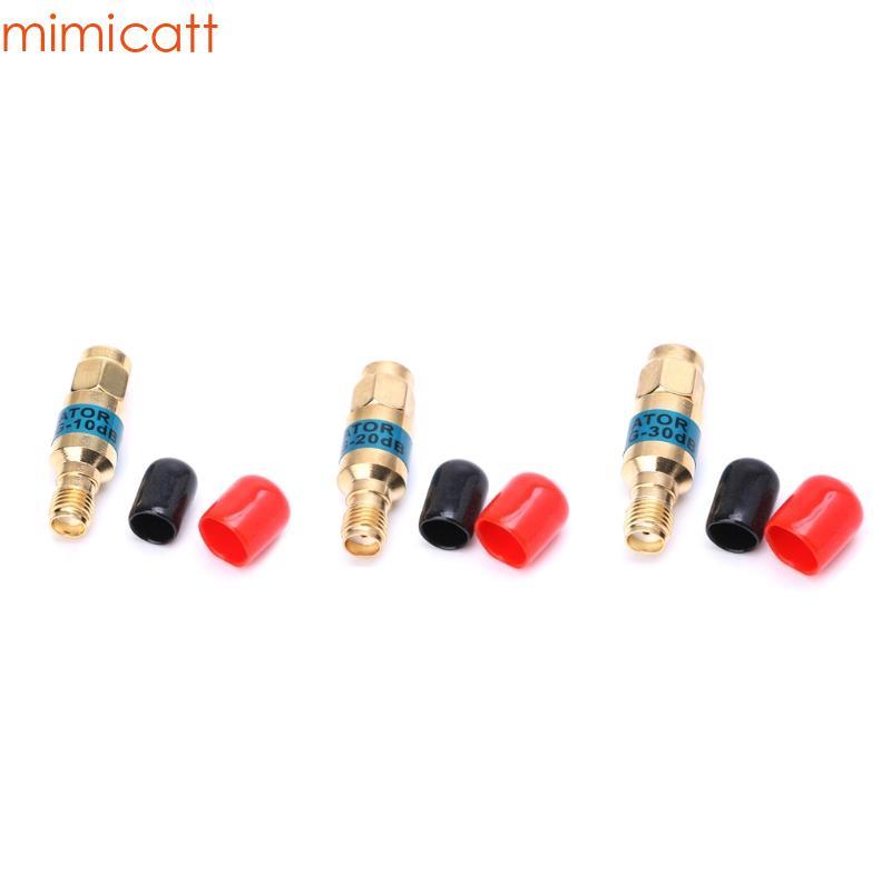 Mim Golden Attenuator SMA-JK ชายหญิง RF Coaxial Attenuator 2W 0-6GHz 30db