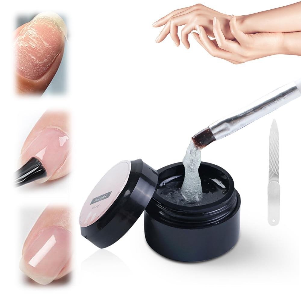 Nail Repair Protection Gel, 2025 New Nail Repair Kit for Split Nail, Instant Cracked Nail Repair Gel