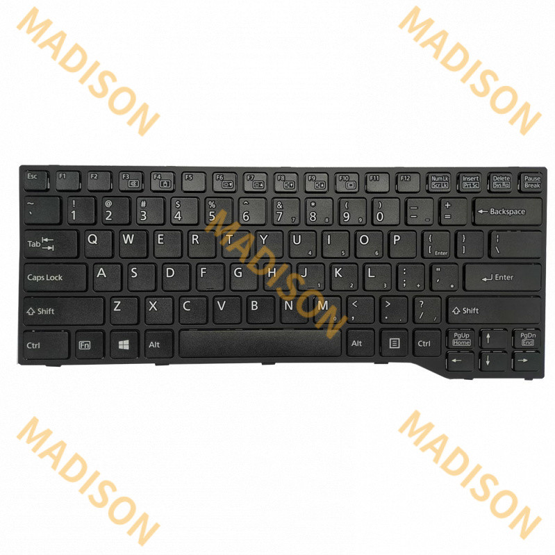 สําหรับ Fujitsu e544 e546 e733 e734 e736 e743 e744 e746 แป้นพิมพ์แล็ปท็อปไม่มีแบ็คไลท์