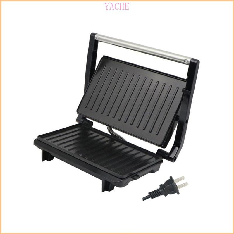 YECHE Panini Press Grill เครื่องทําแซนวิชไฟฟ้าขนาดใหญ่ Panini เครื่องทําแซนวิชย่างเปิด 180 องศาสําหร