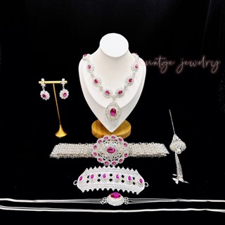 เครื่องประดับไทยชุบทอง/เงิน ประดับ CZ สำหรับนางงาม งานเวที แ…