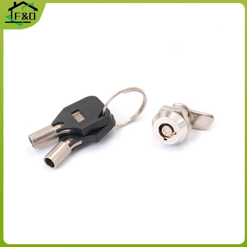 F&O สังกะสีอัลลอยด์ Cam Lock แฟ้มตู้กล่องจดหมายลิ้นชักโต๊ะตู้ล็อคเกอร์