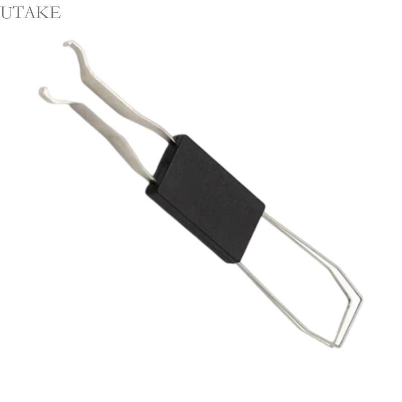Utake Durability Steel Wire Keycap Puller Keycaps Removal Tool สําหรับที่มีประสิทธิภาพ Key Removal และการบํารุงรักษาคีย์บอร์ด