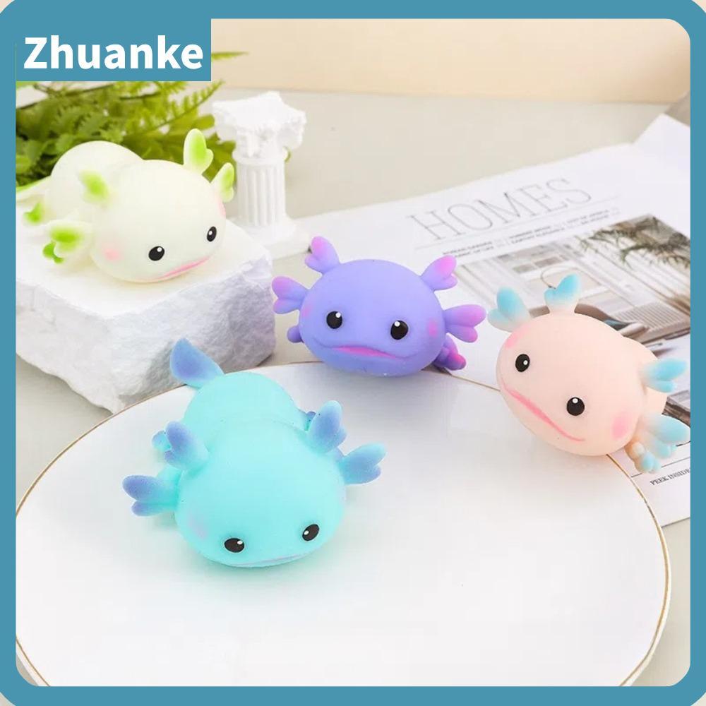 ZHUANKE ของเล่นบีบ, การออกแบบยืด Fidget ตุ๊กตาการ์ตูนปลา Squishy ของเล่น, ผ่อนคลายความเครียดบรรเทาหล