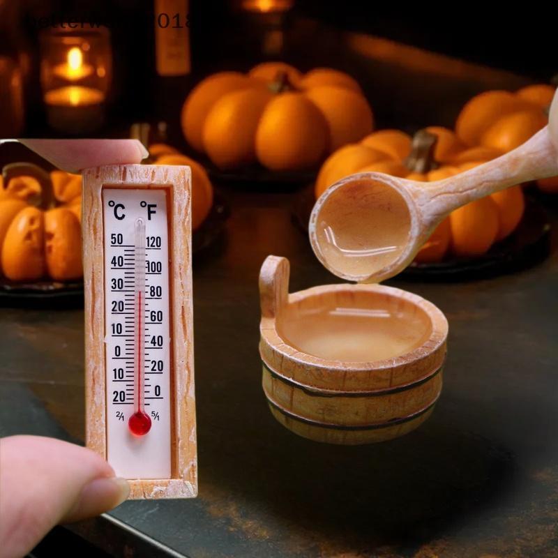 [bet] 1:12 Dollhouse Miniature ฉากซาวน่า Prop อุปกรณ์เสริมเฟอร์นิเจอร์ Home Model Decor ของเล่นตุ๊กต