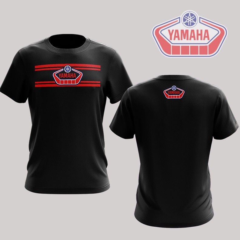 เสื้อยืดมอเตอร์ไซค์ Yamaha Vintage Ypvs Racing