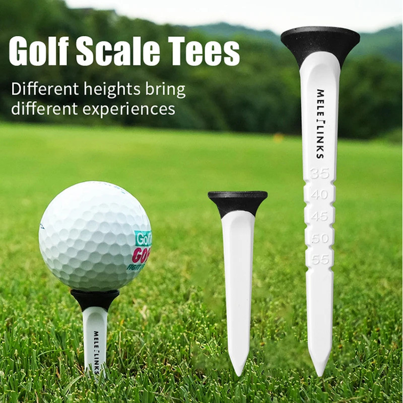 12pcs/box Golf Scale Tees Durable Plastic Golf Tees Designed to Enhance Golf Shot Distance And Teste