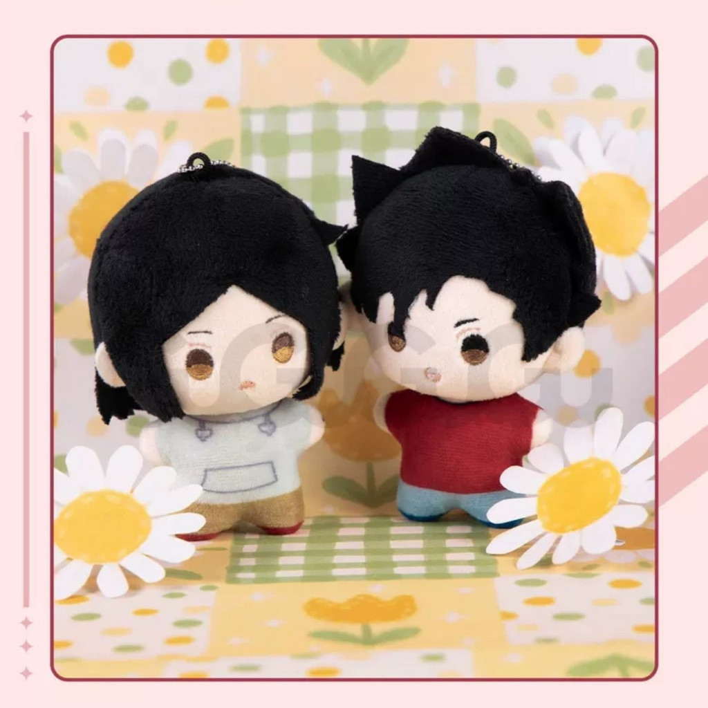 (Value-Packed)HAIKYUU!! Hi-Q doll Kenma & Kuro, size 10 cm, genuine.
