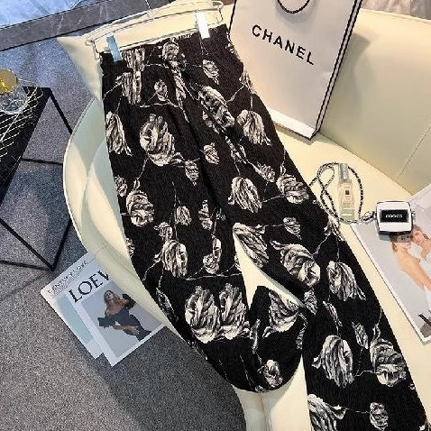 กางเกง black baggy drip  แฟชั่นสไตล์เกาหลี คู่รัก summer  แฟชั่น ออกงาน พร้อมส่ง