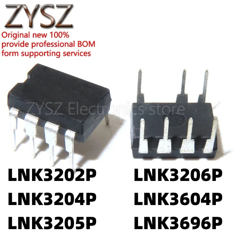 5PCS LNK3202P LNK3204P LNK3205P lnk32006p LNK3604P 3696P แบบอินไลน์ DIP7 ชิป ic