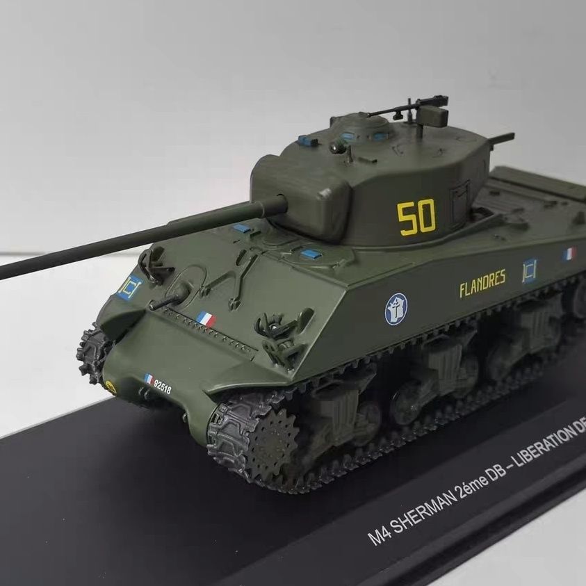 ODEON 1/43 M4 SHERMAN SHERMAN ถังรถรุ่นรถเชลล์โลหะผสมอุปกรณ์เสริมพลาสติก