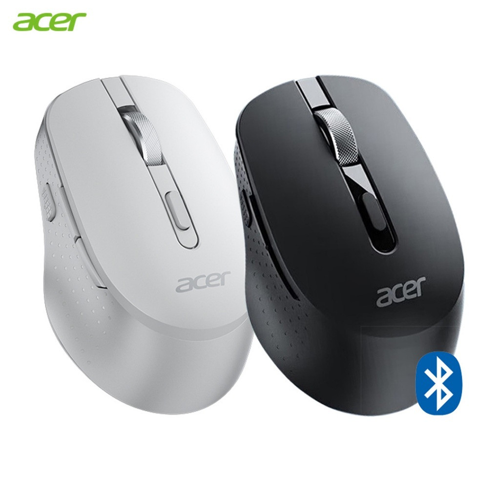 Acer เมาส์บลูทูธไร้สาย M155 บลูทูธ 5.0/2.4G การเชื่อมต่อสองโหมด Type-C ชาร์จ 800/1200/1600DPI สําหรั