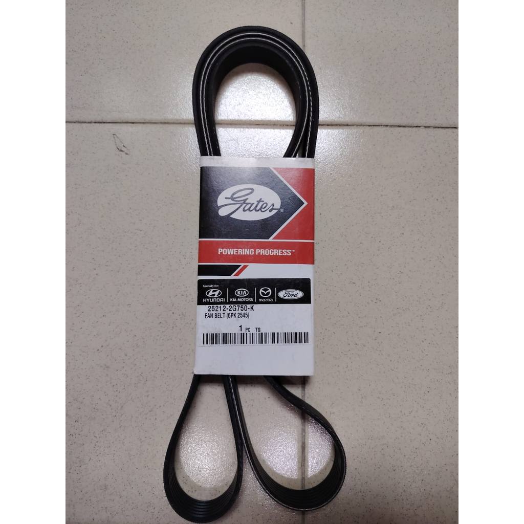 FAN BELT 6PK2545 > KIA OPTIMA K5 2011-2012 / HYUNDAI SONATA YF 2011-2022 > 25212-2G750-K > แบรนด์ GA