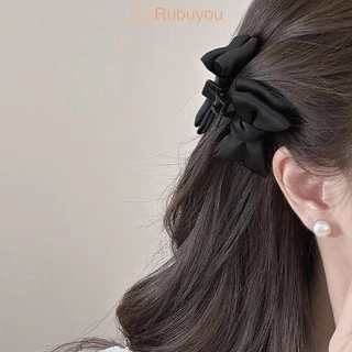 Rubuyou 1 ชิ้น กิ๊บติดผม ประดับโบว์ สำหรับผู้หญิง แฟชั่นบุคลิกภาพขนาดเ คลิปด้านข้าง สำหรับผู้หญิง เครื่องประดับผมแฟชั่น