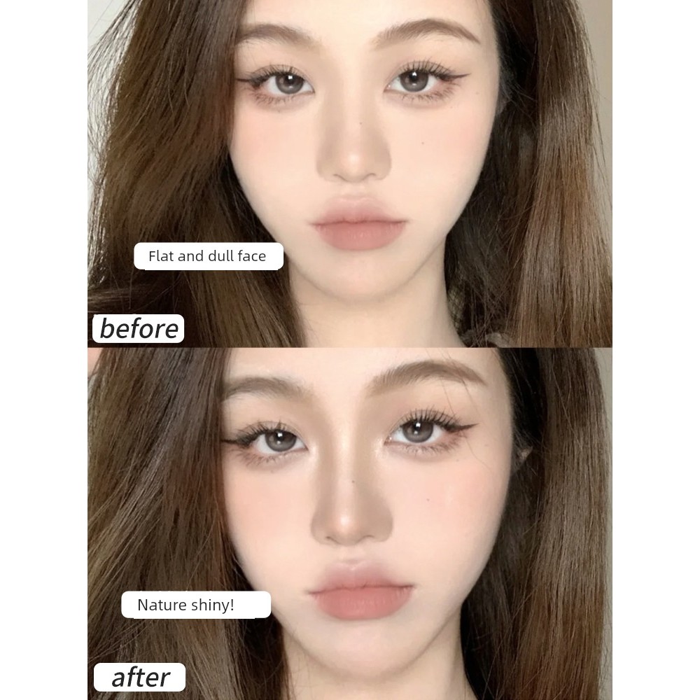 ที่ปัดแก้มบลัชออน บลัชออน 4u2 Juduo Contouring Blush Eyeshadow 3 in 1 ไฮไลท์