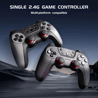 2.4G จอยเกมไร้สาย จอยเกม PC จอยเกมส์มือถือ USB TV คอมพิวเตอร์ PC 3D จอยเกมไร้สายเชื่อมต่อกับบลูทูธ