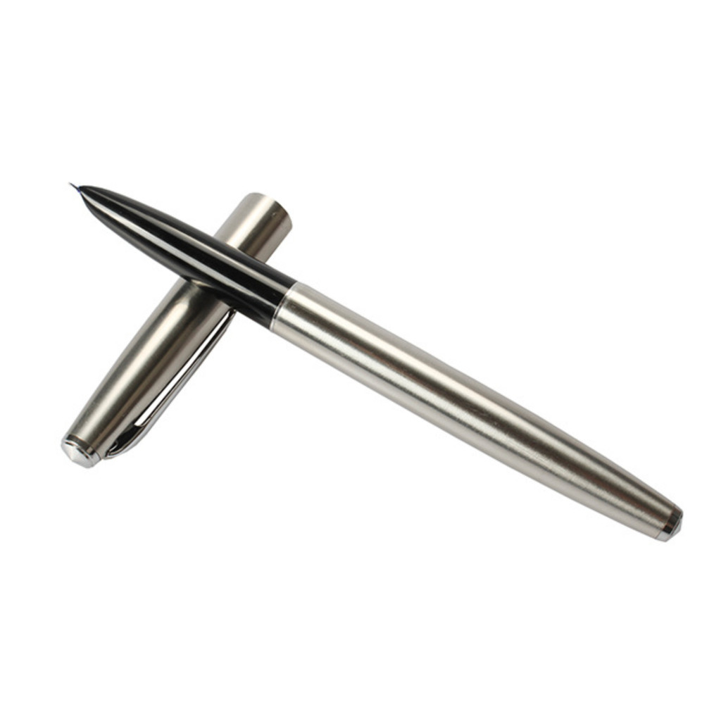 (พร้อมส่ง🇹🇭) Jinhao 911 ปากกาหมึกซึมโลหะหัว 0.38 มม. Stainless Steel Fountain Pen Extra-Fine Nib