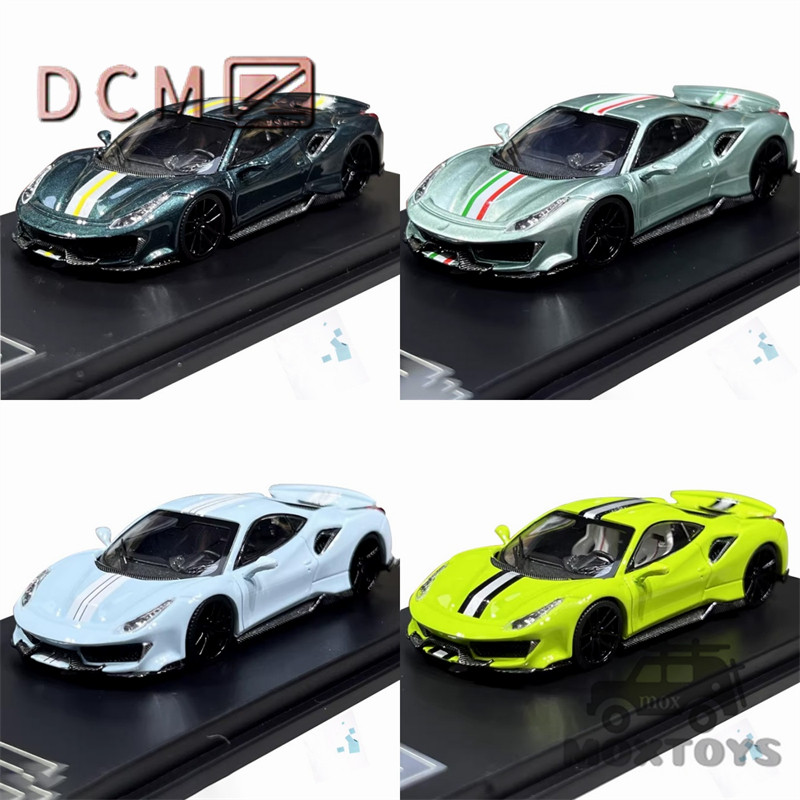 DCM 1:64 Novitec 488 Pista Limited300 รถโมเดลDiecast