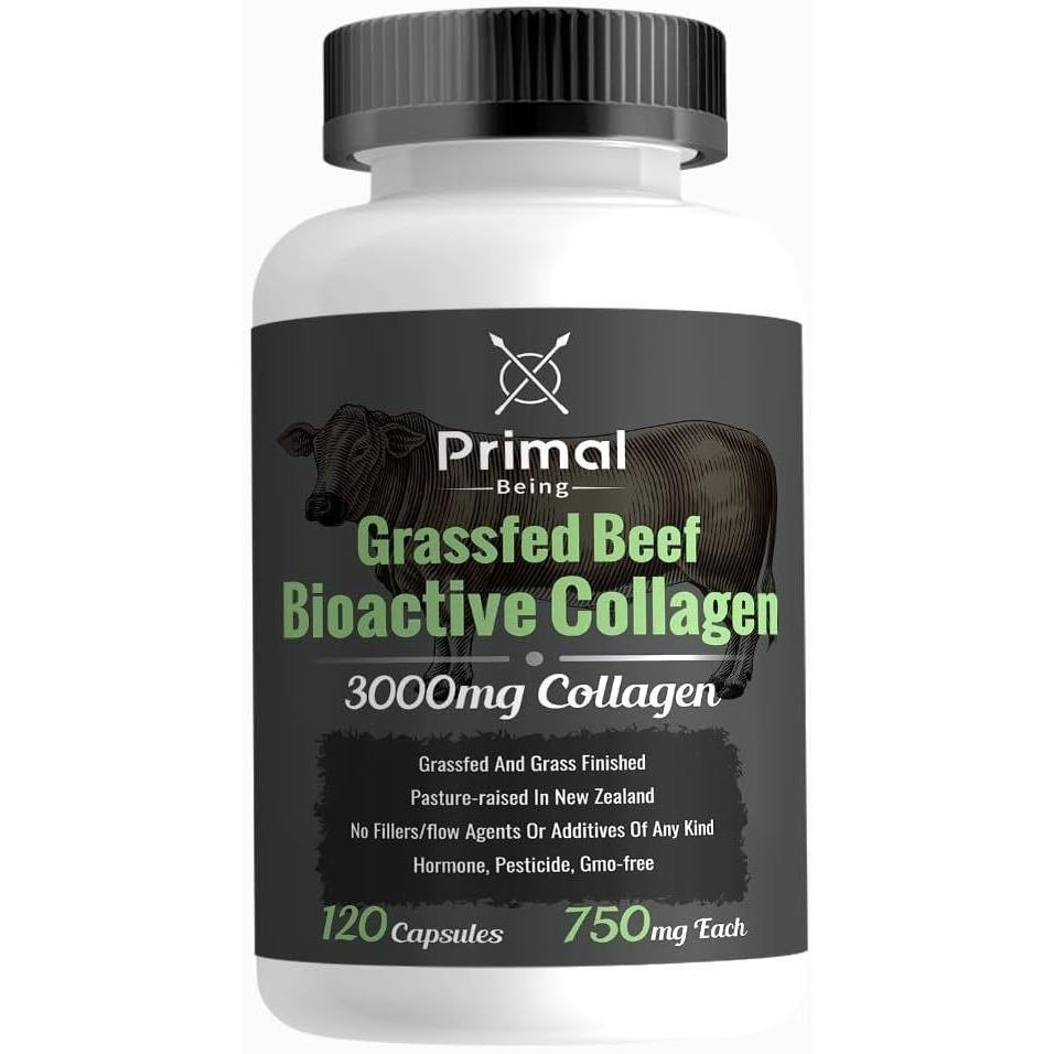 คอลลาเจนเนื้อ Grass-Fed ดั้งเดิม (ประเภท I-V และ Eleven) -รองรับเส้นผม, ผิว, เล็บ, สุขภาพร่วม, ภูมิค