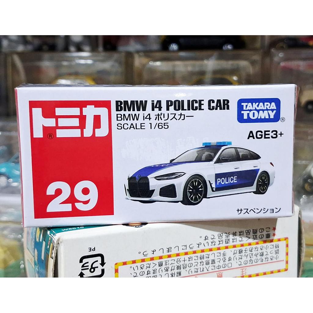 CL3 Tomica 29 BMW i4 Police Car 1/65 Asia Limited  ใหม่ในซีล 🧩 รถโทมิก้าขนาดเล็ก 6.5-7.0 ซม